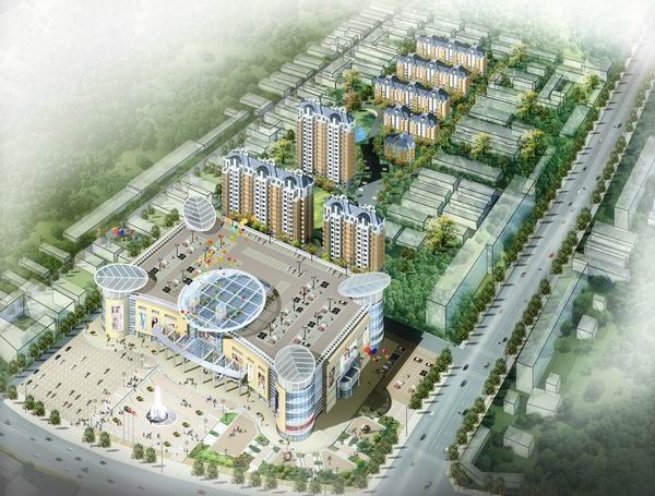 山東萊蕪盛世嘉園商業(yè)廣場(chǎng)居住區