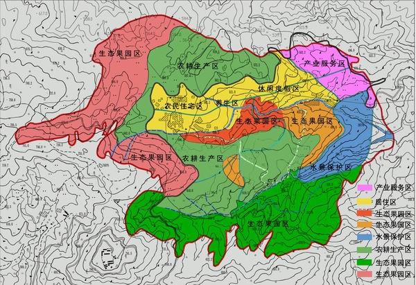 山東萊蕪雪野大羅圈村規劃設計